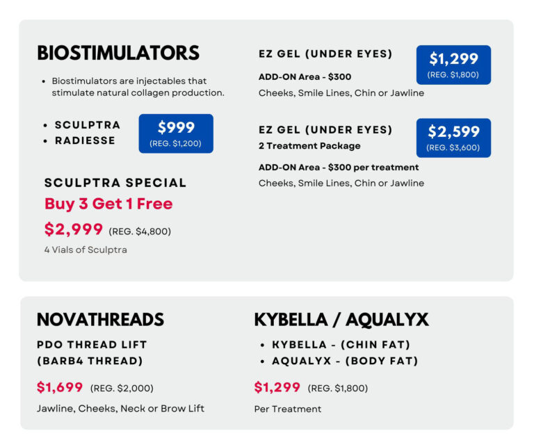 May 2025 Memorial Day Biostimulators, Threads, Kybella
