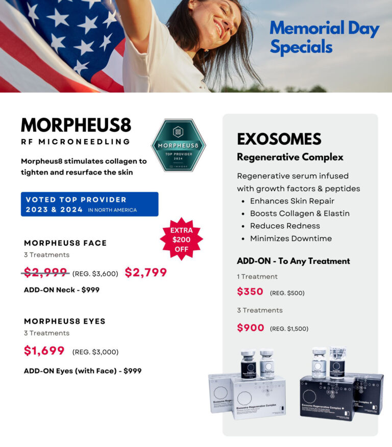 May 2025 Memorial Day Morpheus8 &amp; Exosomes