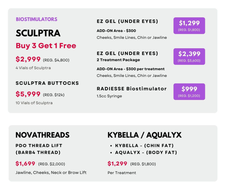 JUNE 2025 Pride Specials Biostimulators, Threads, Kybella