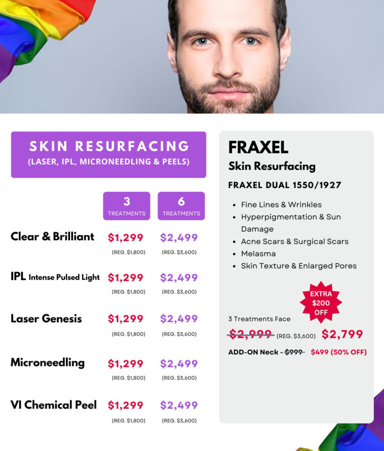 JUNE 2025 Pride Specials Skin Resurfacing
